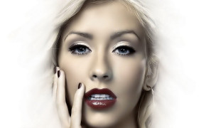 Singer Christina Aguilera Background Wallpaper 46896