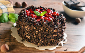Yummy Chocolate Cake Desktop Wallpaper 46982