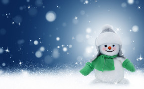 4K Snowman HD Desktop Wallpaper 47786