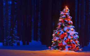 4K Christmas Tree Desktop Wallpaper 47617