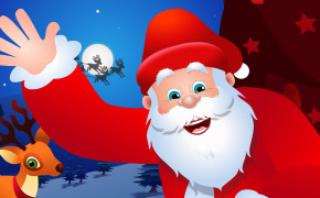 Animated Santa Best HD Wallpaper 48022