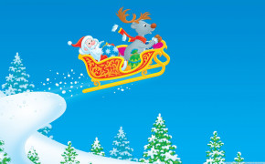 Santa Reindeer HD Wallpapers 48074