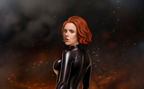Marvel Black Widow Background Wallpaper 48089