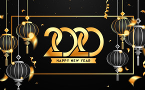 Dark Letter New Year 2020 Background HD Wallpapers 48674
