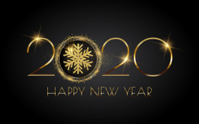 Dark Letter New Year 2020 Wallpaper HD 48688