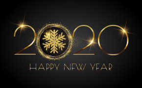 4K Golden New Year 2020 Best Wallpaper 48706