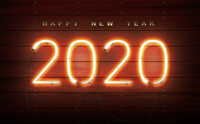 Neon New Year 2020 Background Wallpaper 48730