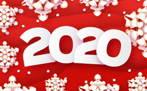 Red New Year 2020 Wallpaper HD 48741