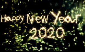 Dark Letter New Year 2020 Desktop Wallpaper 48680