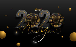 Dark Letter New Year 2020 HD Background Wallpaper 48682