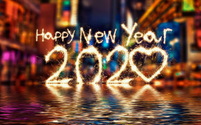 Golden New Year 2020 Desktop Wallpaper 48707