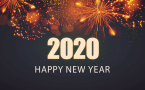 Sparkling New Year 2020 Widescreen Wallpaper 48764