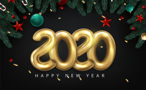 Dark Letter New Year 2020 HQ Background Wallpaper 48687
