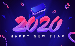 Stunning New Year 2020 Widescreen Wallpaper 48783