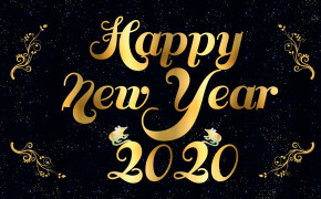 Dark Letter New Year 2020 Background Wallpapers 48676