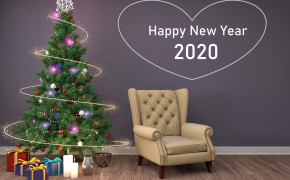 Christmas Tree New Year 2020 Background Wallpaper 48666