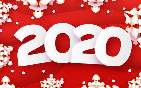 4K Red New Year 2020 Best Wallpaper 48735