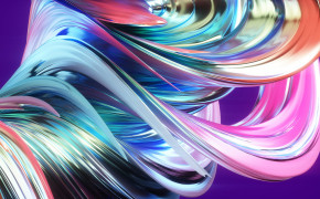 Multicolored Liquid Swirl Wallpaper 49203