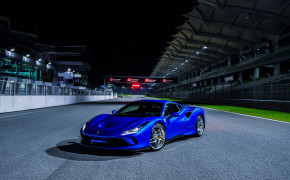 Blue Ferrari F8 Tributo HD Wallpapers 49015