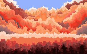 Beautiful Pixel Art Desktop Wallpaper 49297
