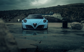 Blue Alfa Romeo 4C Wallpaper 49826