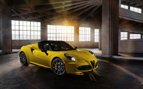 Yellow Alfa Romeo 4C Wallpaper 50175
