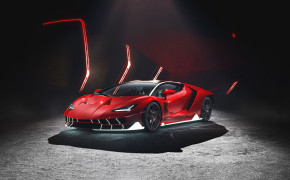Red Lamborghini Centenario Background Wallpaper 50405