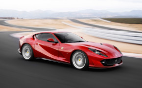 Red Ferrari 812 Superfast Background Wallpapers 50388