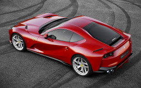 Red Ferrari 812 Superfast Background HD Wallpapers 50386