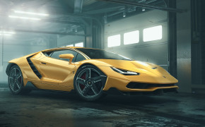 Yellow Lamborghini Centenario Wallpaper 50492