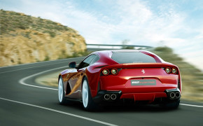 Red Ferrari 812 Superfast HD Background Wallpaper 50394