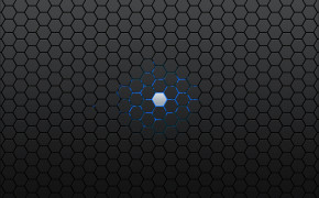 Black Hexagon Wallpaper 52207