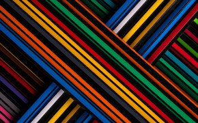 Rainbow Abstract Lines Wallpaper 52301