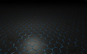 Black Hexagon Background Wallpaper 52204