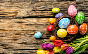 Colored Easter Egg Desktop HD Wallpaper 52456