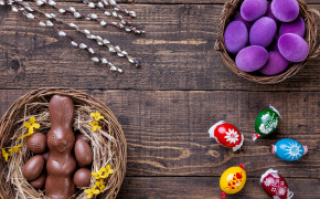 Easter Chocolate Bunny Widescreen Wallpapers 52524