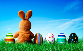 Easter Chocolate Bunny Background HD Wallpapers 52511