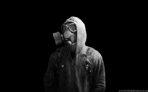 Dark Gas Mask Background Wallpaper 52766