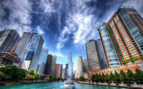 Chicago City HQ Background Wallpaper 55249