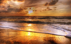 Sunset Beach Wallpaper 2560x1440 56387