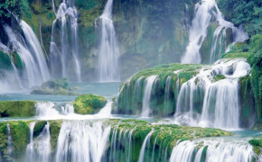 Waterfall Nature Wallpaper 1366x768 57161