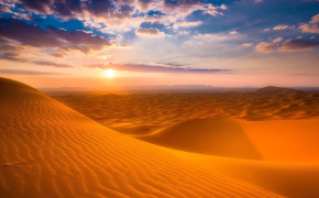 Sunset Desert Wallpaper 3840x2160 57070