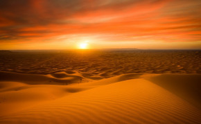 Sunset Desert Wallpaper 2048x1060 57073