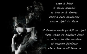 Blind Love Quotes Wallpaper 05641