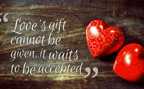 Love Gift Quotes HD Wallpaper 05789