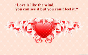 Love Is Like The Wind Quotes Wallpaper 05801
