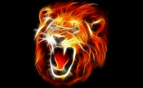 Cool Abstract Lion Wallpaper 1280x1024 59834