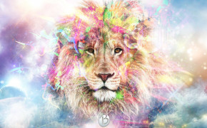 Cool Abstract Lion Wallpaper 1280x711 59826