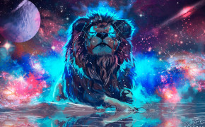 Cool Abstract Lion Wallpaper 2560x1700 59827