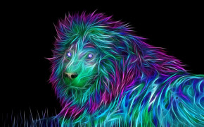 Cool Abstract Lion Wallpaper 3840x2160 59837